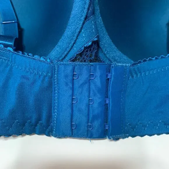 RENE ROFE Bra Lingerie Padded Lace 3 Clasp‎ Closure Adjustable Straps 38D - Picture 6 of 10